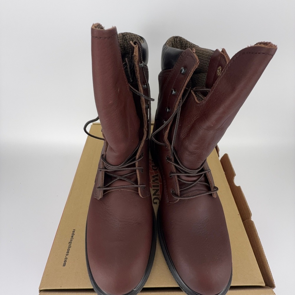 Red Wing SuperSole 8-Inch Waterproof Gore-Tex Boots Leather Mens 9D 914 NOS - Picture 3 of 10
